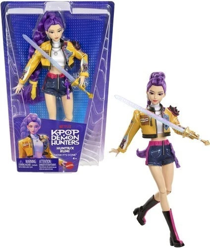 KPop Demon Hunters HUNTR/X Mattel Fashion Dolls "How It's Done" Rumi SHIPS NOW