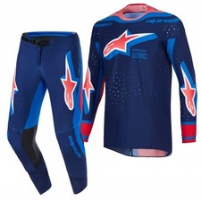 Alpinestars (MX26) MX Jersey & Pant Kit - SuperTech VISTA - Navy/Coral/Cobalt