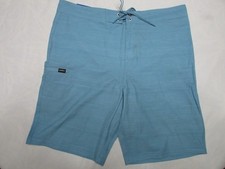 O'NEILL Men's Blue Boardshorts Standard Fit 20" Outseam w/Zip Pocket - 40