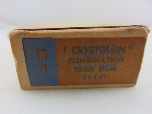 Norton Bear Crystolon Sharpening Oil Filled Stone Combination IB8 8"x2"x1" USA - Picture 14 of 18
