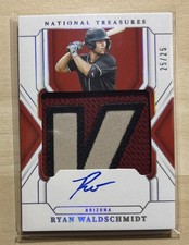 2025 National Treasures Ryan Waldschmidt Treasured Material Signatures /25