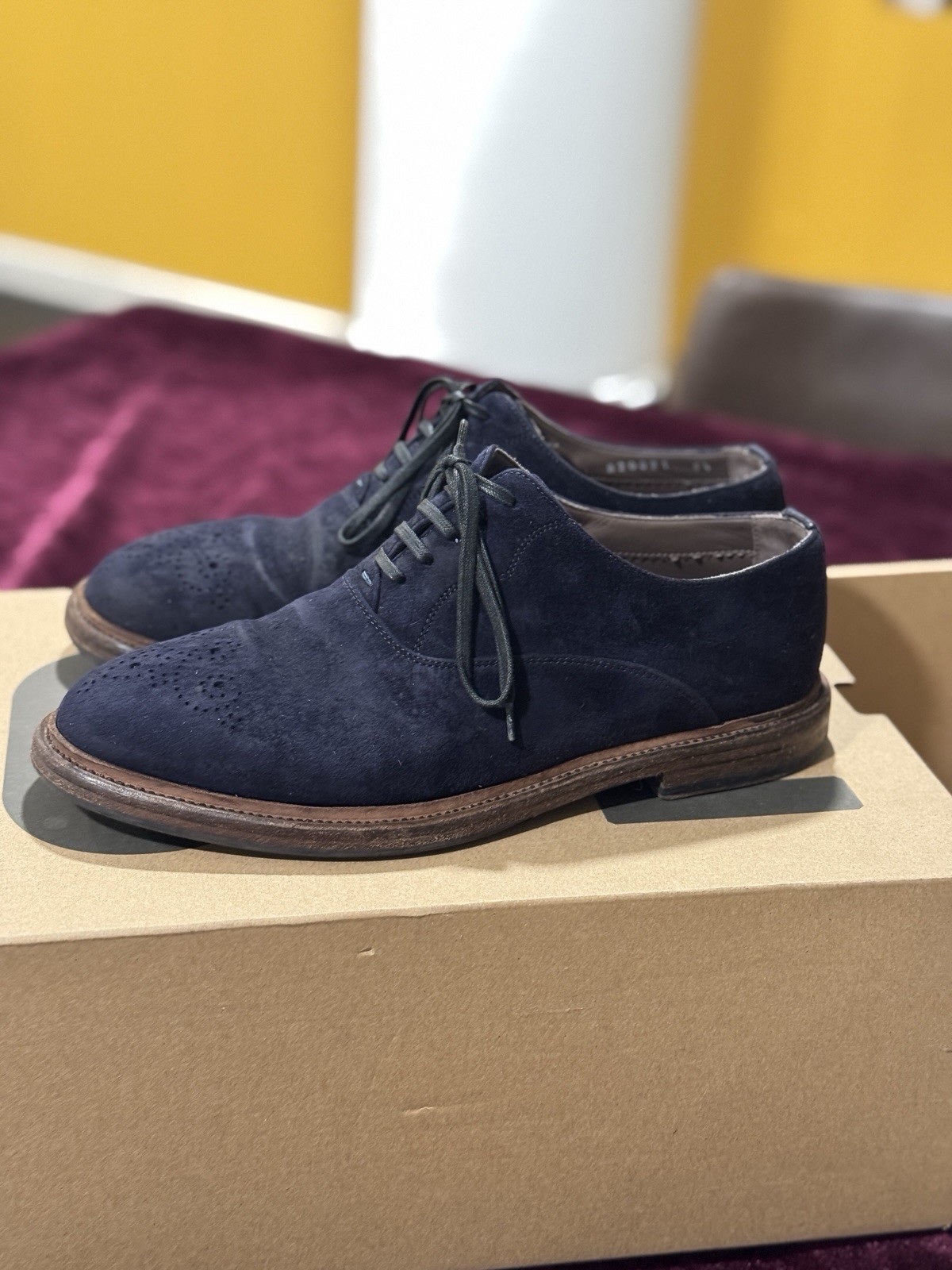 SAOLA Scarpe eleganti uomo Dolce & Gabbana scamosciate navy 5 5 EU 38 5 Ottime condizioni
