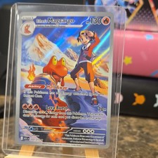 Pokémon TCG Ethan's Magcargo 222/217 ASC Full Art Holo 130HP Card Stock