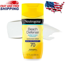 Neutrogena Beach Defense Sunscreen Lotion SPF 70 Broad Spectrum UVA UVB Protecti