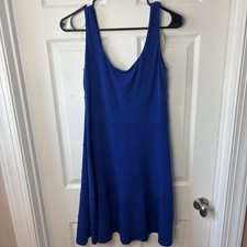 CONNECTED APPAREL Blue Black Pullover Sleeveless Dress Womens Size 6