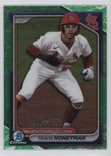 2024 Bowman Chrome Prospects Lunar Glow Refractor Travis Honeyman #BCP-46 6u5