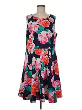 Eliza J Women Blue Casual Dress M