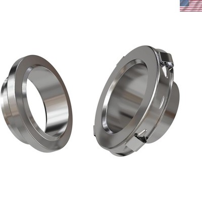 Magnetic Dryer Vent Coupling Anodized Silver