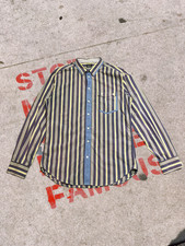 Dolce Gabbana Button Shirt Casual Dress Striped Italy 52 Luxury WMNS MENS Rare