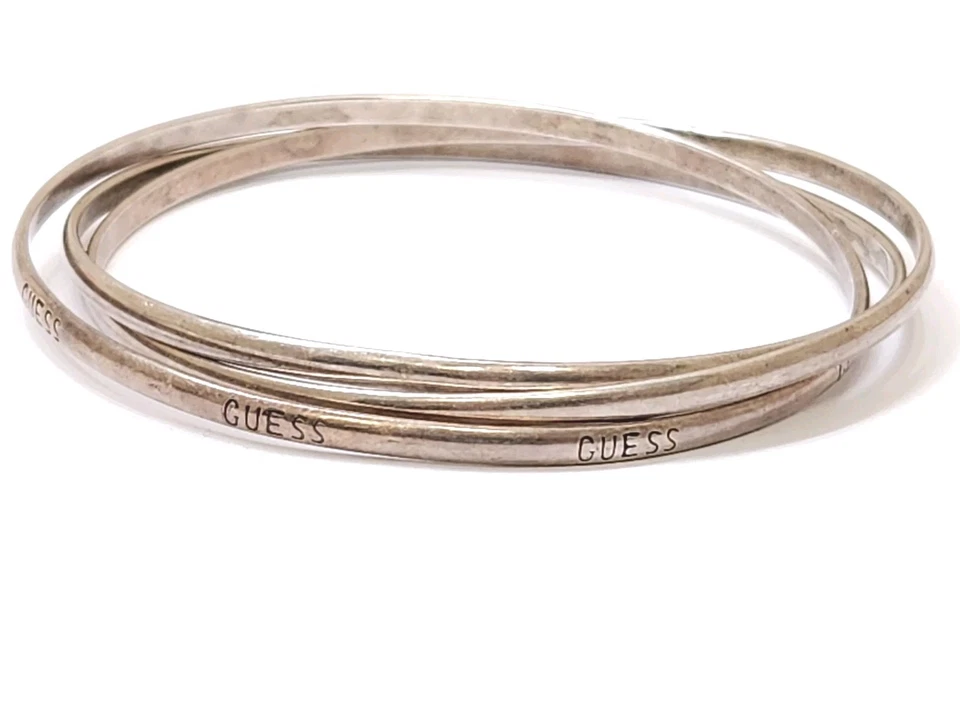 PULSERAS BRAZALETE TRÍO BRAZALETE TRINIDAD 3 FIRMADAS PLATA ADIVINAR DAMAS Foto 4 de 4