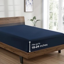 King Fitted Sheet Only - Hotel Quality Ultra Soft  Breathable Brushed Microf...