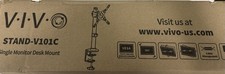 Vivo Black Clamp On Desk Monitor Mount V101C