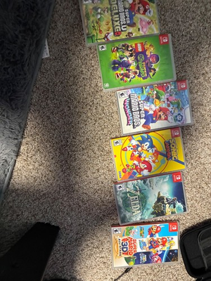#ad nintendo switch games to play while going on trip or just chilling good quality. $200.00