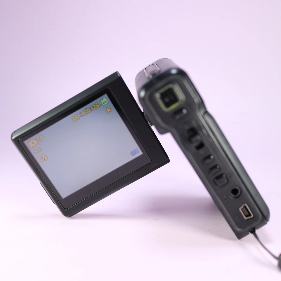 Vivitar DVR-545 5.0MP Digital Video Recorder Black Tested W/ Battery + Charger - Image 4 of 4