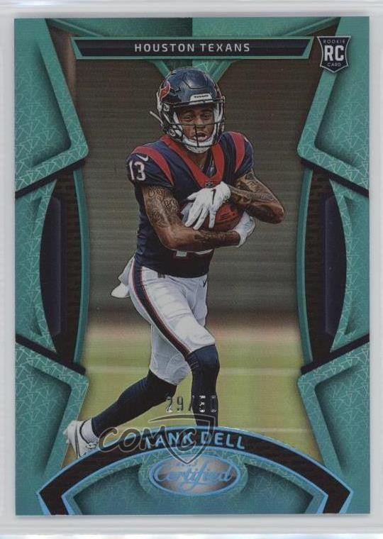 2023 Certified Rookies Mirror Teal 29/50 Tank Dell #119 Rookie RC 14cm