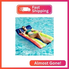 FindUWill Pool Floats Raft- 72" X 37" Extra Large Fabric-Covered Pool Floats for