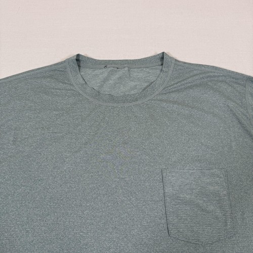 Vuori Shirt Mens XL Blue Tradewind Performance Pocket Lightweight Gym Run Tee - Picture 2 of 8