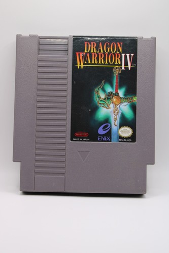 Dragon Warrior IV (NES, 1992) Tested Authentic Saves Work