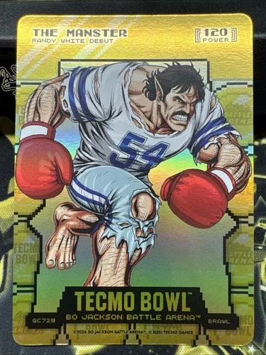 2026 Bo Jackson Battle Arena Tecmo Bowl The Manster Brawl Gold Coin Flip GC729