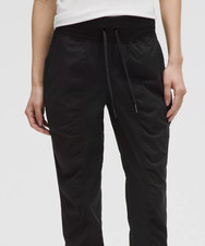 Lululemon LW5ENLS Size 8 Black Dance Studio Mid-Rise 7/8 Jogger Pants
