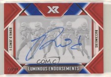 2018 Panini XR Luminous Endorsements Blue 22/49 Ronald Jones II #LE-14 Auto 7g8
