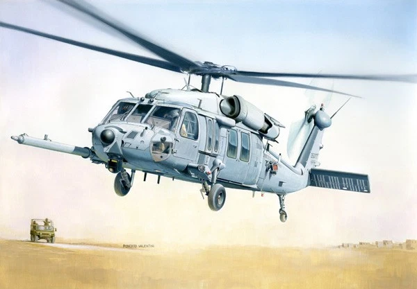 KIT MODELLINO ELICOTTERO STATICO ITALERI MH-60K BLACKHAWK MODELLISMO SCALA 1:48 - Immagine 2 di 4