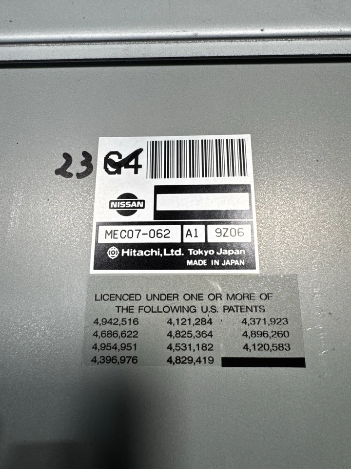 Nissan Pathfinder 2000 ECU ECM módulo de control del motor OEM MEC07-062 Foto 2 de 4