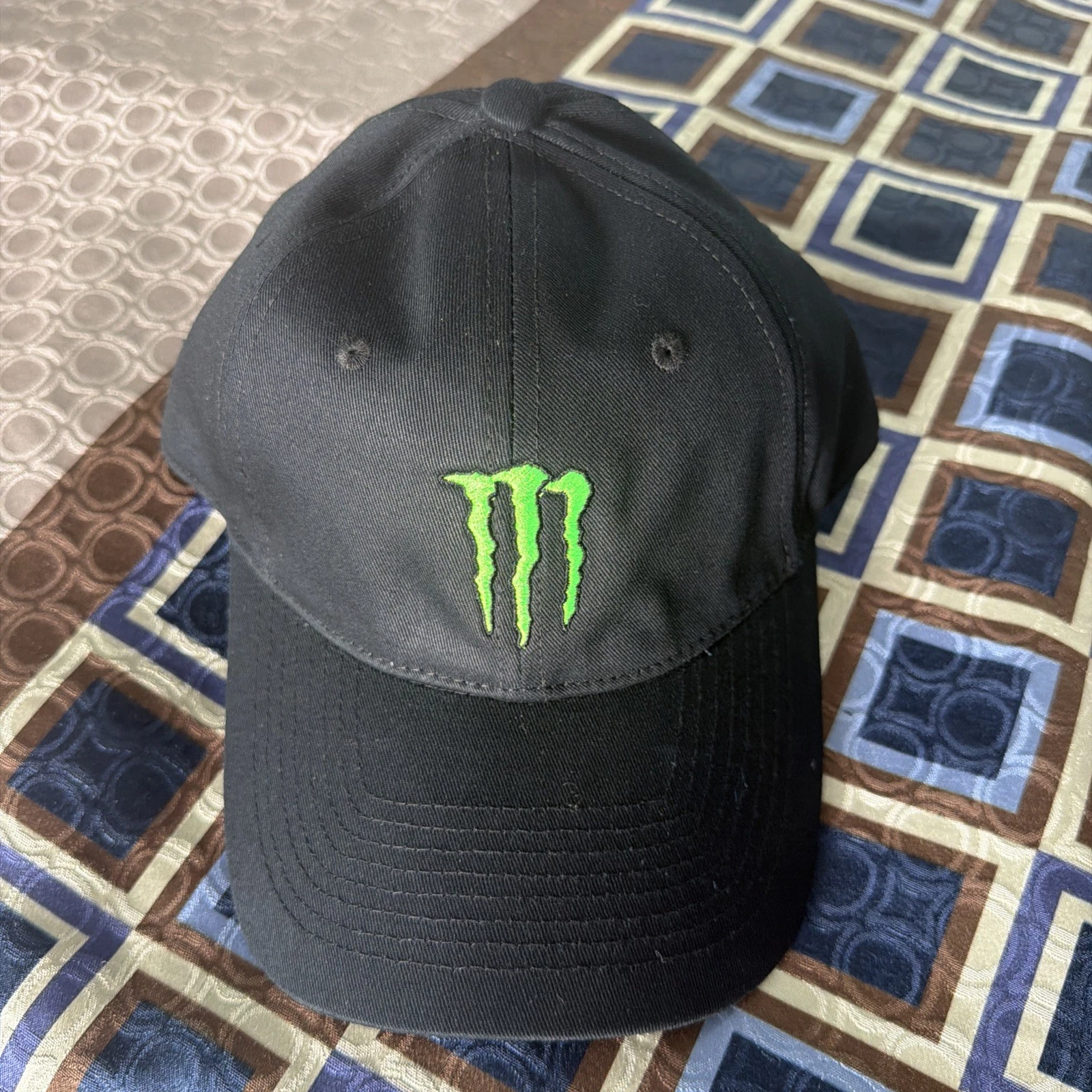 Monster Energy Hat Cap Mens Black Dad Hat