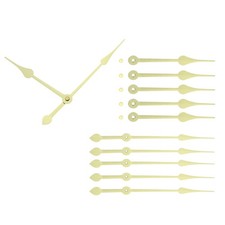 6 Set Replacement Clock Hands Kit Mechanism Movement Wall Gold]
