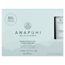 Paul Mitchell Awapuhi Wild Ginger Keratriplex Treatment 10 Ampoules 0.33 oz Each