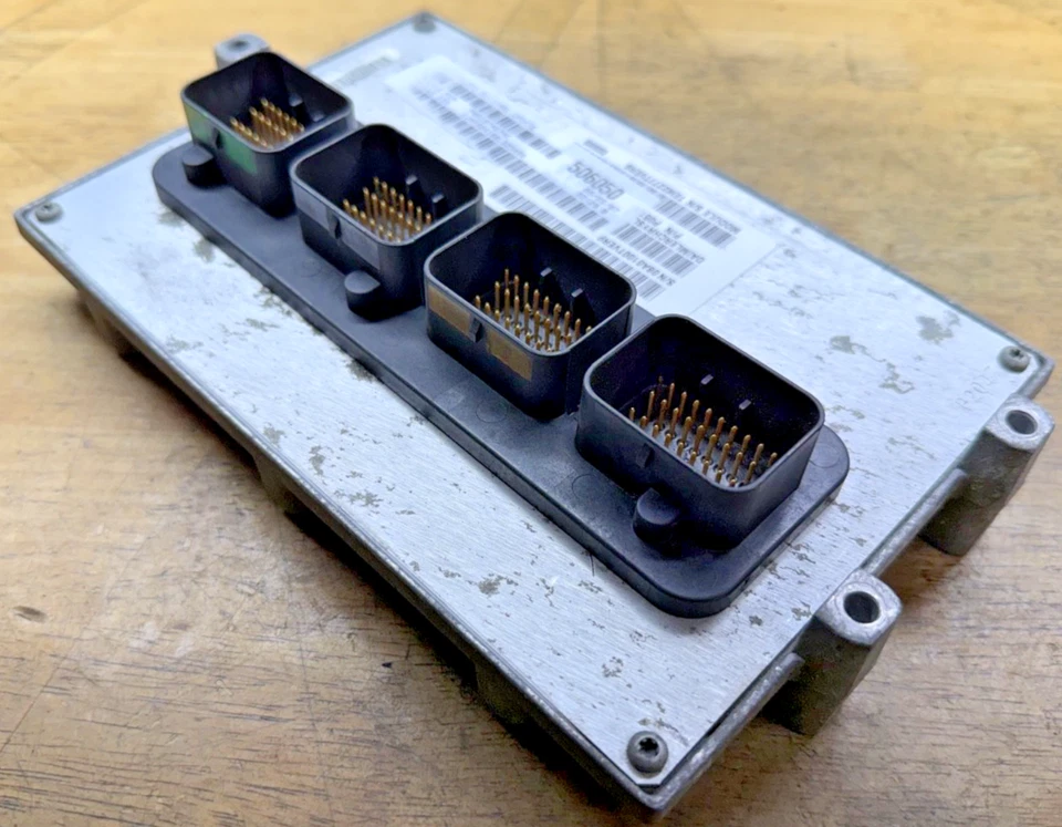 2008-09 Jeep Liberty Wrangler ECM Engine Computer Control Module PCM 5150466AA - Image 3 of 4