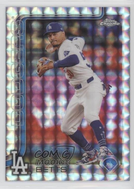 2025 Topps Chrome Geometric Refractor Mookie Betts #50 1gs7