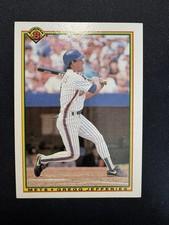 Gregg Jeffries #140 Bowman MLB Baseball 1990 New York Mets