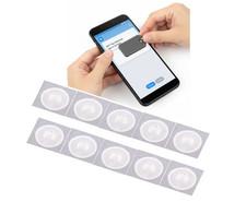 NFC Tag Stickers 25mm for Android iPhone iOS NFC213 Great For Social Media