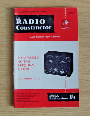 1956 Radio Constructor Magazin, August Ausgabe, Projekte, Features, Nachrichten, Anzeigen
