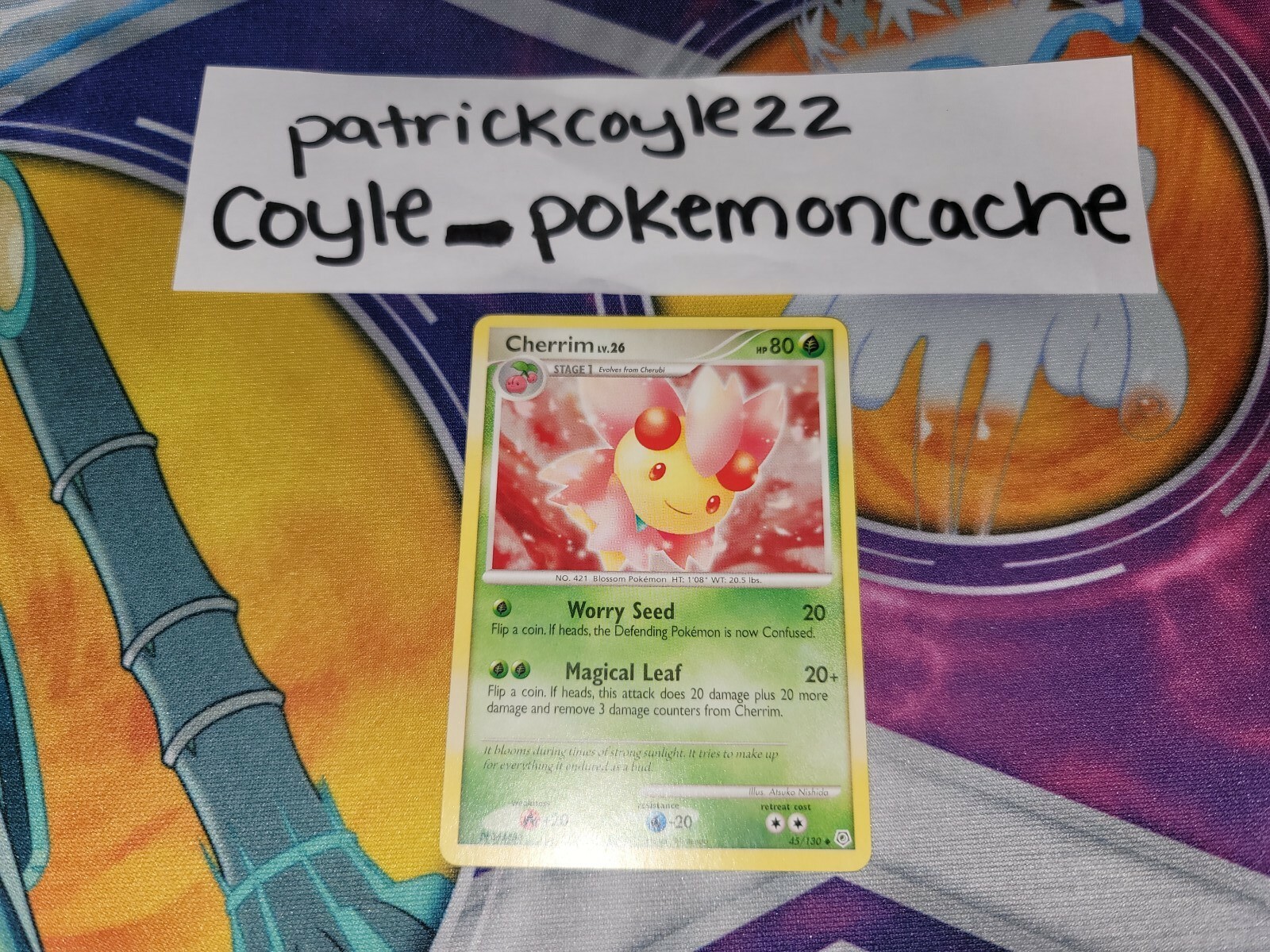 Cherrim Uncommon Diamond & Pearl Base Set 45/130 NM