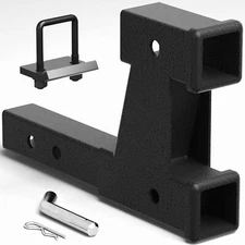 2 Inches Trail Hitch Extension Receiver 3500 LBS Tow Capacity Upgraded version 