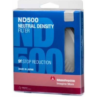 Manfrotto 82mm Circular ND500 Lens Filter with Stops