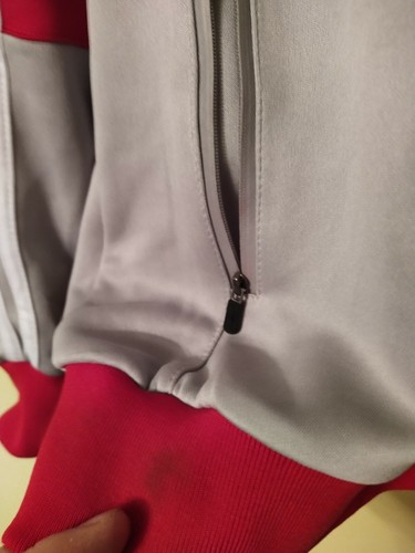 FC Bayern Munchen tracksuit top red grey blue 3XL - Picture 9 of 12