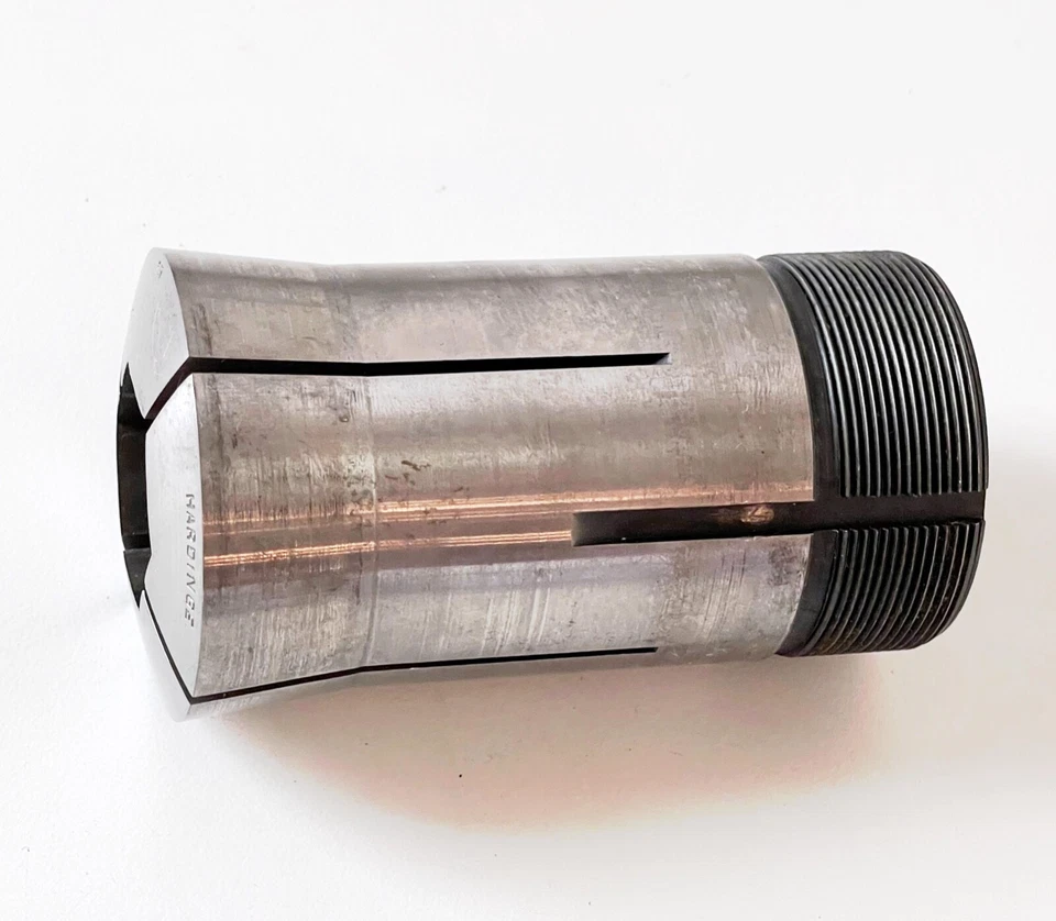 1" HARDINGE  3J HEX Collet External Threads 4 Slots USA 1.00" - Image 2 of 4