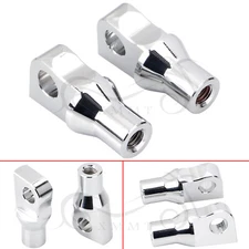 Full Chrome Motor Foot peg Mounting Bolt For Harley Dyna Electra Glide Softail