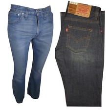 jeans levis da uomo donna levi's 516 a zampa pantaloni svasati bootcut w27 28 29