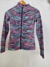 Girls Champion Duo Dry Full Zip Jacket Activewear Size 10-12 Pink, Purple, Blue,