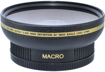 VIVITAR/XIT 62MM PANORAMIC WIDE ANGLE FISHEYE + MACRO LENS FOR NIKON DSLR WITH 62MM THREAD