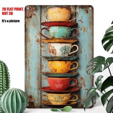 Coffee Lover Metal Sign Vintage Tin Sign Retro Wall Decor Bar Pub Cafe Best Gift