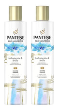 2x Pantene Pro-V Hydration & Shine Shampoo 225ml with Biotina + Baobab Essences 17.76 per litre