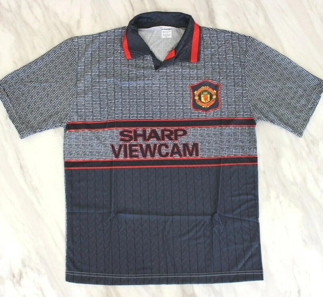 Man utd black retro cheap shirt