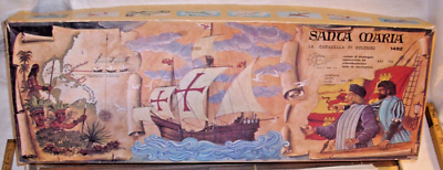 MANTUA SANTA MARIA COLUMBUS 1492 SHIP BOAT WOOD MODEL KIT ITALY