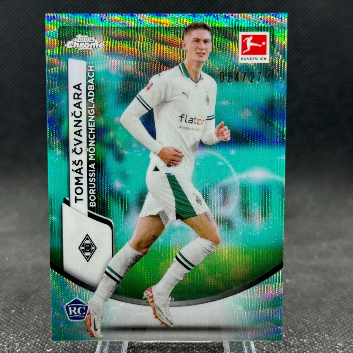 topps now トマーシュ・チュワンチャーラ tomas cvancara Tomas Cvancara 2023-24 Topps Chrome Bundesliga Aqua Bubble