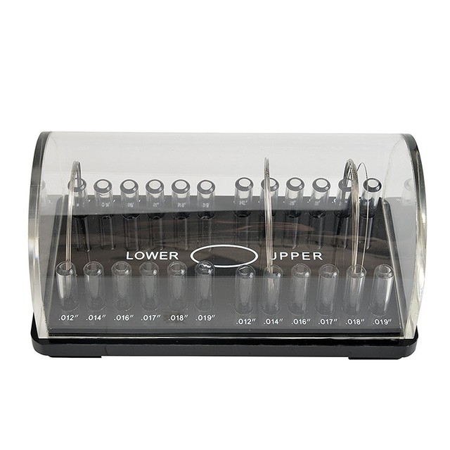 Orthodontic Preformed Wire Acrylic Organizer Dental Holder Case Box